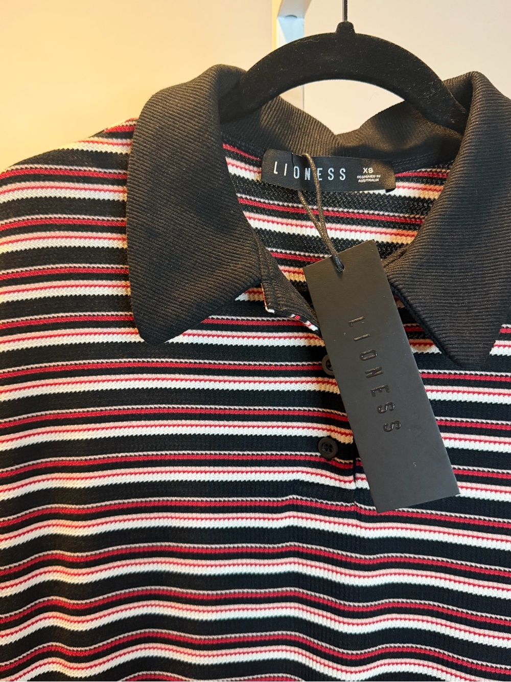 LIONESS Rugby Jersey in Onyx Multi NWT in XS - Picture 7 of 10